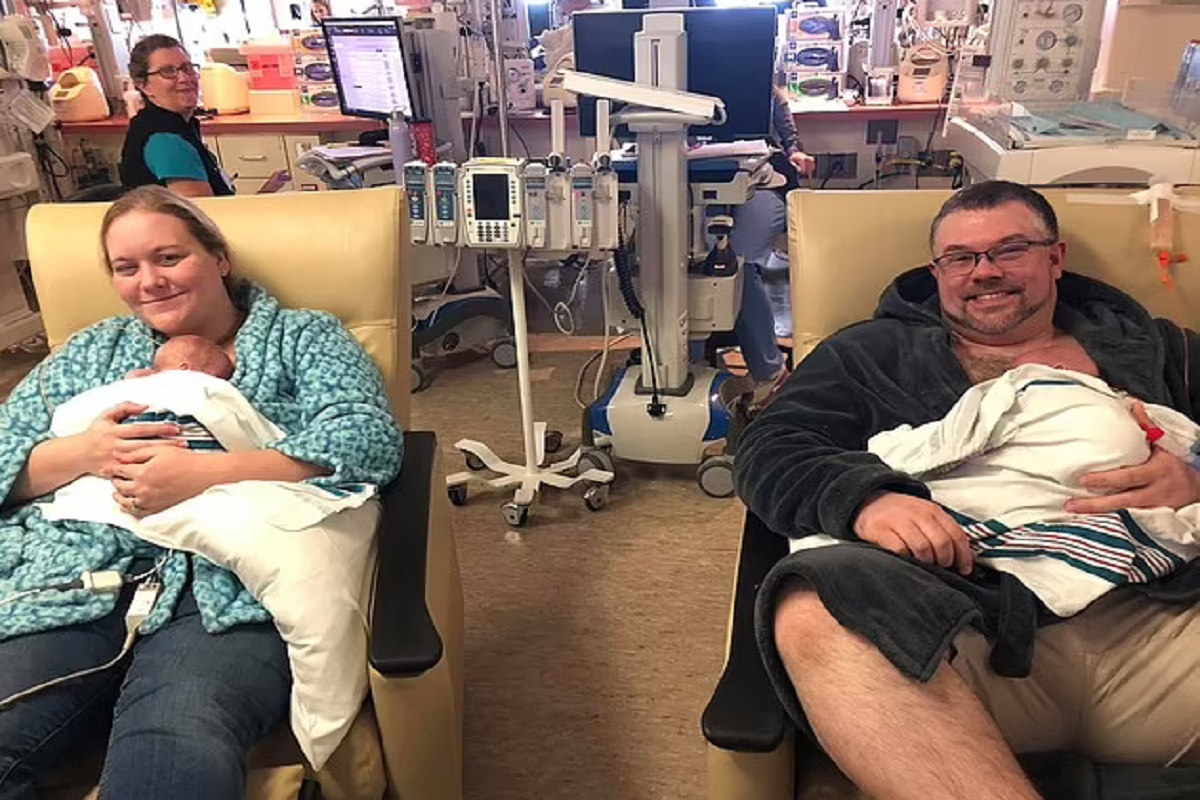 अरेच्चा! पहिल्या बाळाच्या जन्मानंतर 5 दिवसांतच महिलेची दुसरी डिलिव्हरी; झाली जुळी मुलं