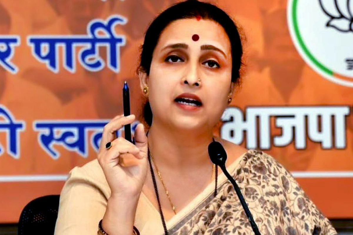 क्या हुवा तेरा वादा.. म्हणत चित्रा वाघ यांचा जयंत पाटलांना टोला, चंद्रपूरची दारुबंदी रद्द केल्यावरून टीका