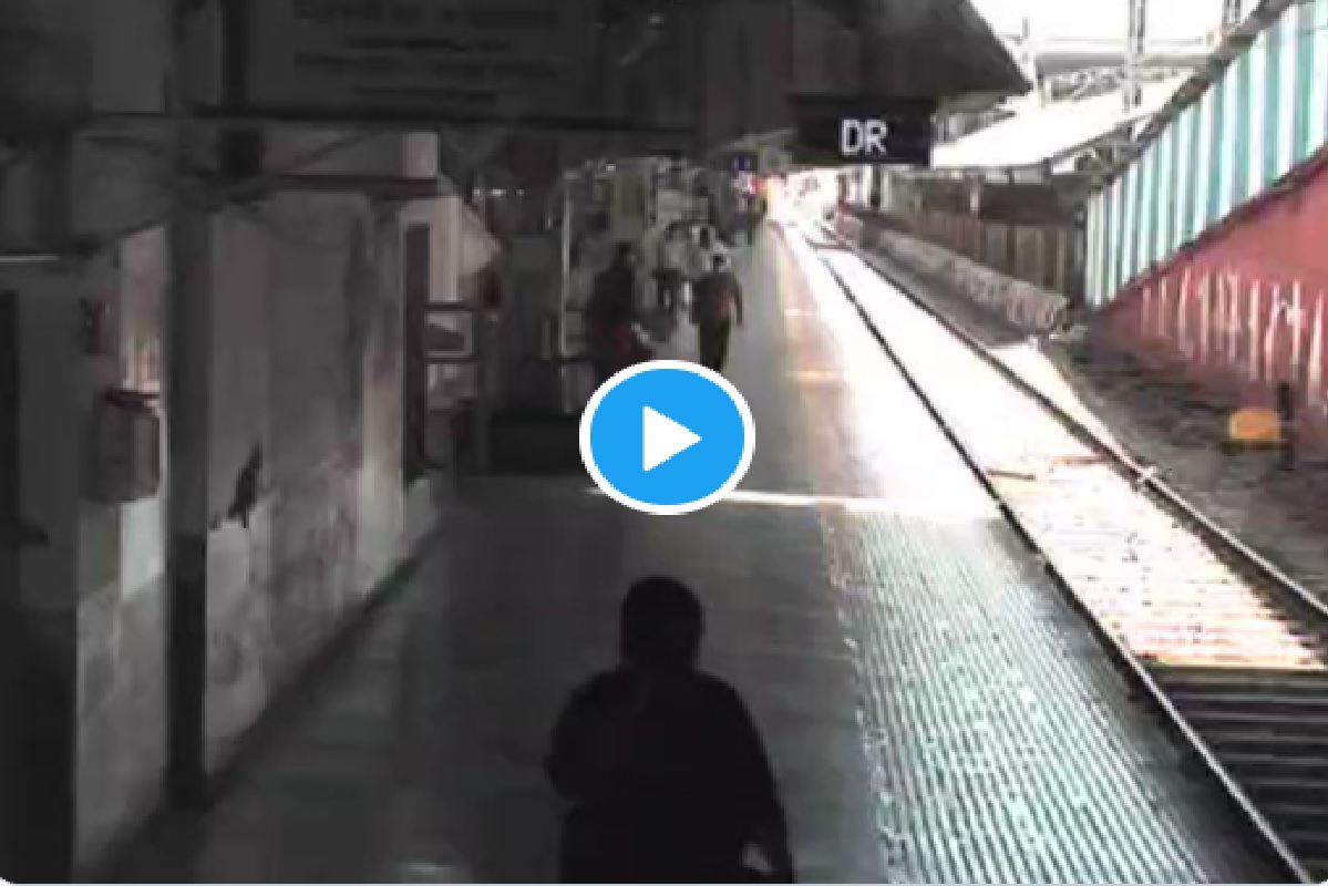 आरोपी महिलेचा पळून जाण्याचा प्रयत्न फसला, पडली रेल्वे ट्रॅकवर; पुढे झालं असं की...