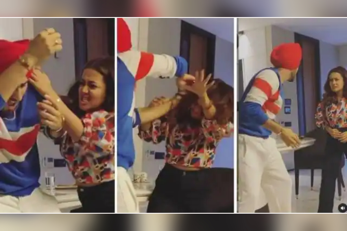 लग्नाच्या 6 महिन्यांतच रोहनप्रीत-नेहा कक्करमध्ये राडा; नवरा-बायकोच्या हाणामारीचा VIDEO VIRAL