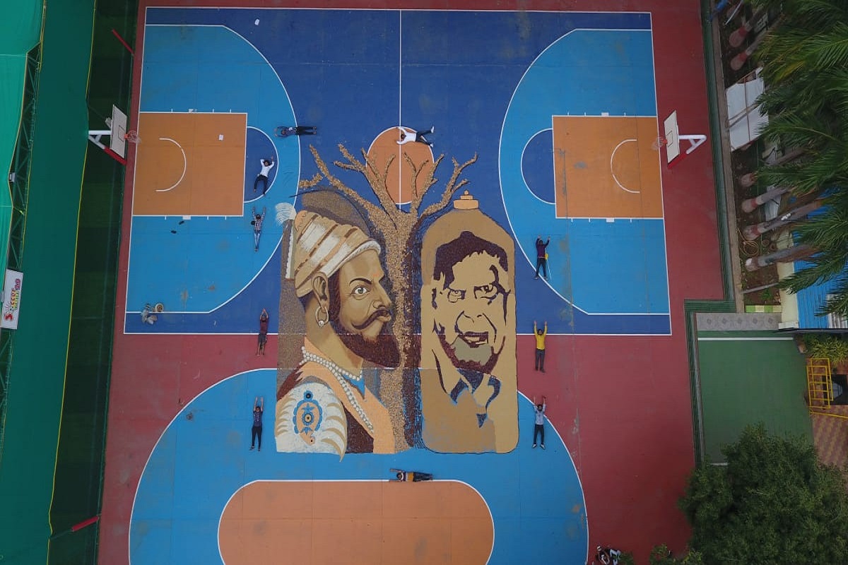 PHOTOS: देशी वनस्पतींच्या बिया वापरून पुण्यात साकारले अनोखे बीज चित्र