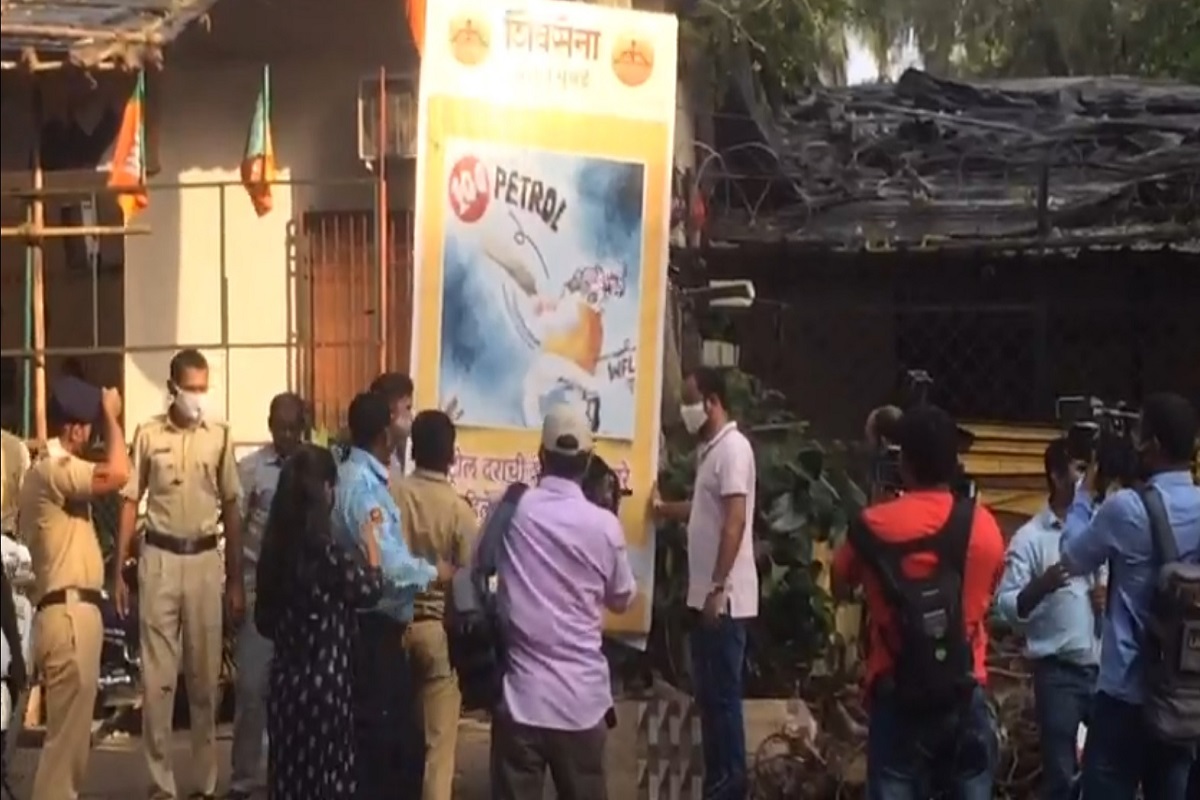 VIDEO: मुंबईत शिवसेना-भाजप कार्यकर्त्यांत राडा; आपआपसात भिडले कार्यकर्ते