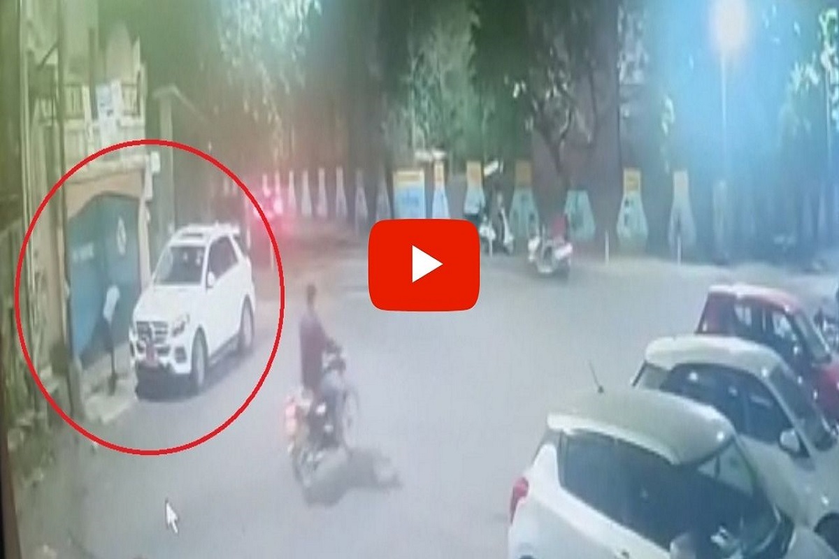 VIDEO: उल्हासनगरमध्ये भाजप आमदाराच्या गाडीवर हल्ला; घटना सीसीटीव्हीत कैद
