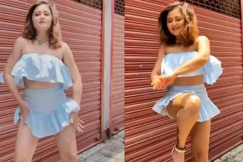 'कपड्यांची बचत तुझ्याकडून शिकावी', 'मिनी स्कर्ट' घालून डान्स करणारी रश्मी देसाई ट्रोल, पाहा VIDEO