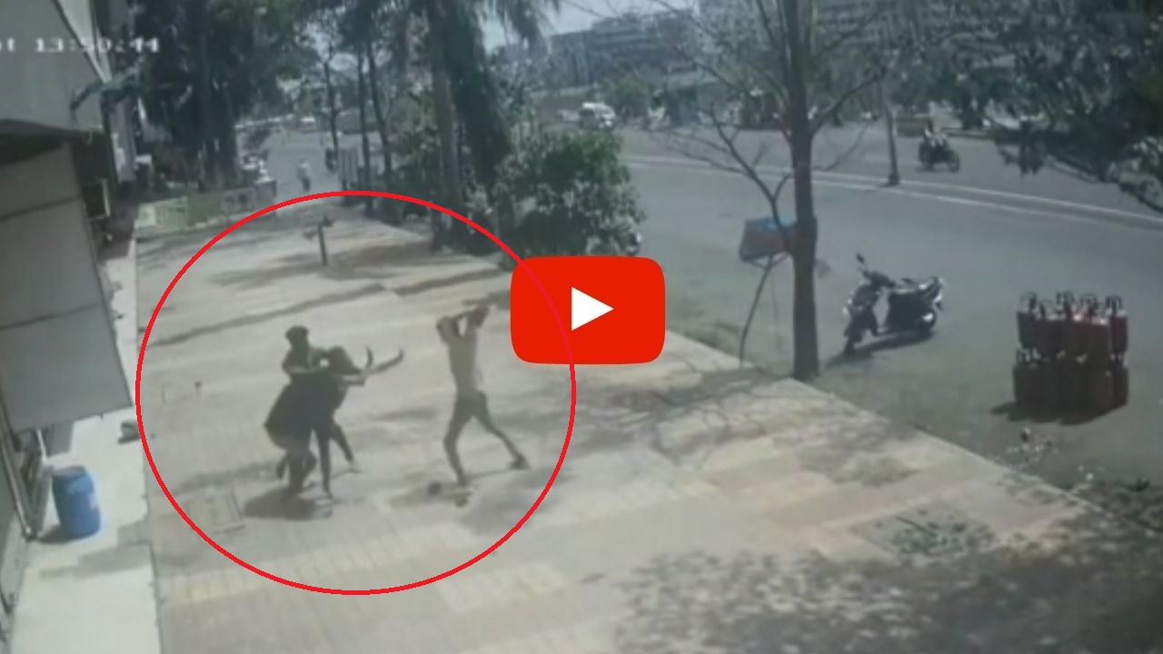 VIDEO: विरारमध्ये 50 वर्षीय इसमाला दगडाने ठेचून जीवे मारण्याचा प्रयत्न, घटना सीसीटीव्हीत कैद