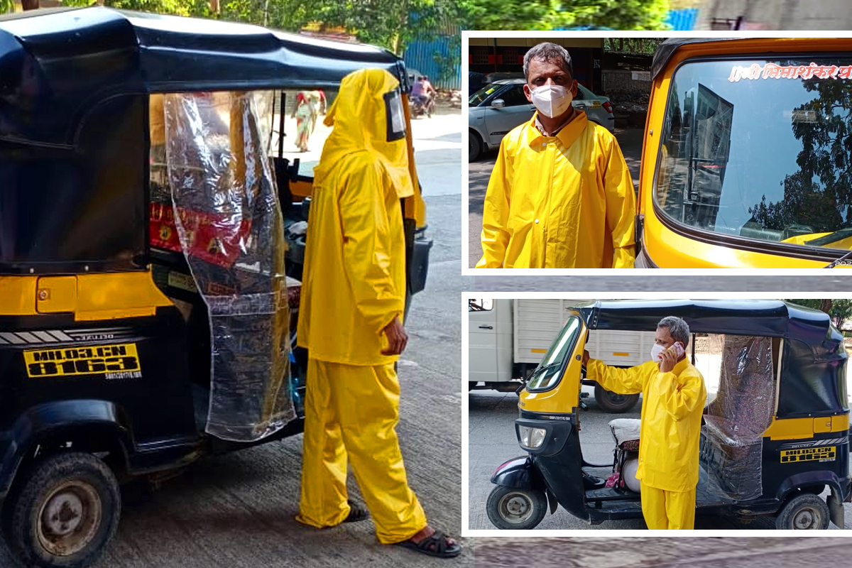 मुंबईतील शिक्षकाच्या हाती रिक्षाचं स्टेअरिंग, घेतला कोरोना रुग्णांच्या मदतीचा वसा