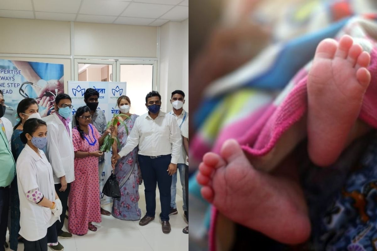 गर्भवतीला 100 % कोरोनाचा संसर्ग, व्हेंटिलेटवर असतानाच झालं सिजेरियन; बाळाला पाहताच सर्वजणं हैराण!