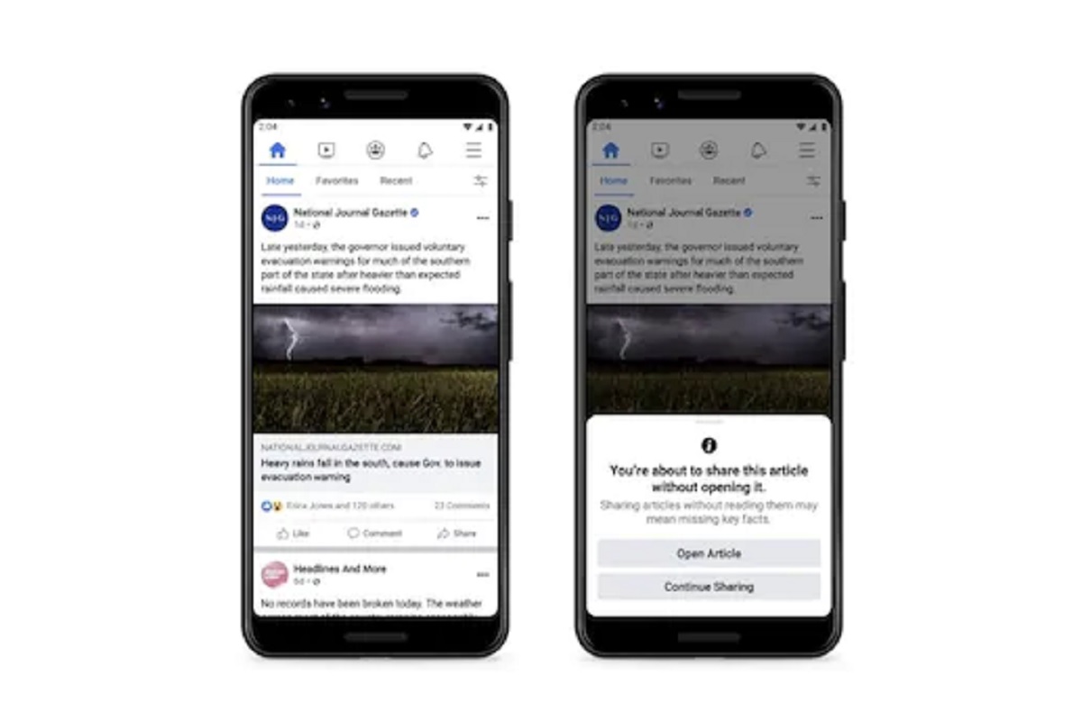 आता कोणतंही आर्टिकल शेअर करण्यापूर्वी ते वाचावं लागणार; Facebook चं नवं फीचर