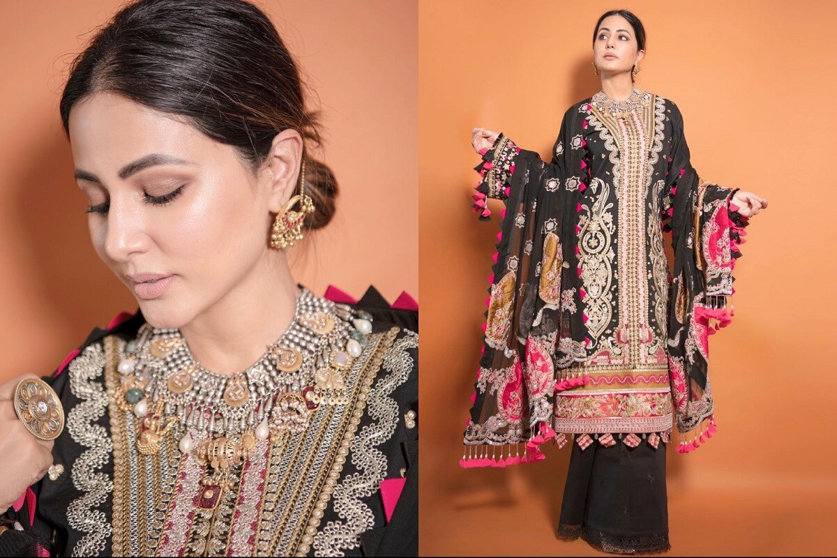 टिव्हीची प्रसिद्ध अभिनेत्री हिना खान (Hina Khan) नेहमीच काहीना काही कारणाने चर्चेत असते. तर आता चर्चा आहे ती तिच्या लेटेस्ट फोटोशुटची. पारंपारिक वेशातील तिचे हे फोटो अनेकांचं लक्ष वेधून घेत आहेत. पाहा हिनाचे स्टनिंग फोटो. टिव्हीची प्रसिद्ध अभिनेत्री हिना खान (Hina Khan) नेहमीच काहीना काही कारणाने चर्चेत असते. तर आता चर्चा आहे ती तिच्या लेटेस्ट फोटोशुटची. पारंपारिक वेशातील तिचे हे फोटो अनेकांचं लक्ष वेधून घेत आहेत. पाहा हिनाचे स्टनिंग फोटो.