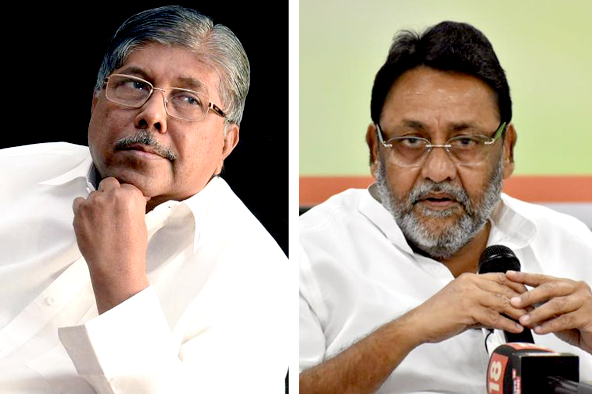 आघाडी सरकार झोपेत निर्णय घेत नाही, तुम्ही स्वप्नातच आनंद घ्या, मलिकांचे चंद्रकांत पाटलांना प्रतयुत्तर