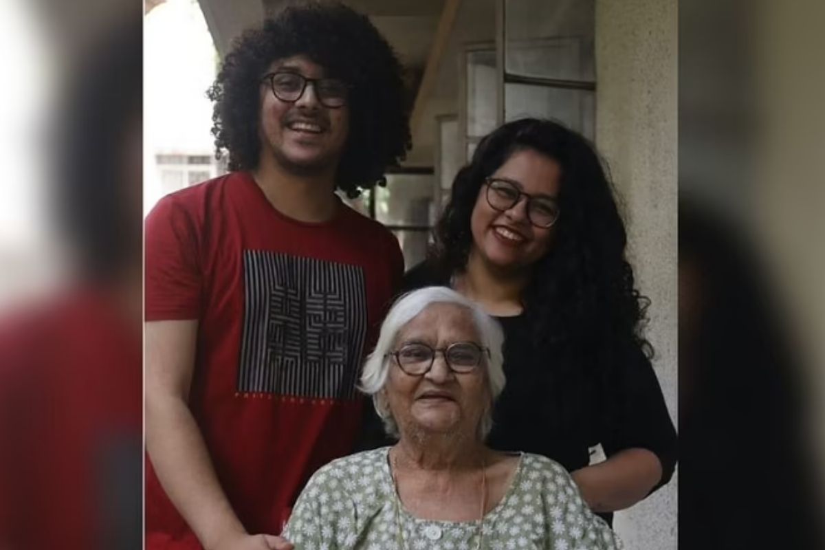 89 वर्षाच्या आजीला कोरोना होऊन गेल्याचंही कळालं नाही; नातवांनी घेतली पुरेपूर काळजी