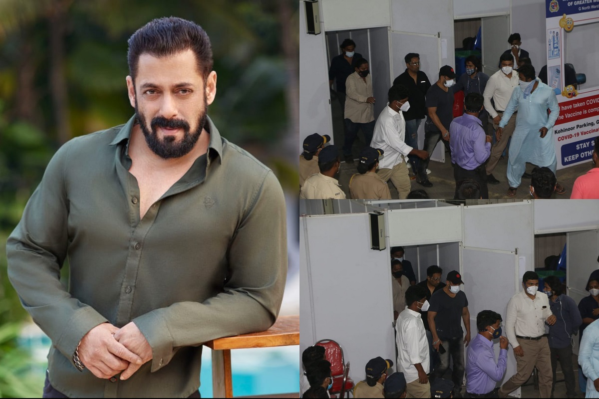 ईदला सलमान पोहोचला लस घ्यायला; भाईजानला पाहून मुली ओरडल्या 'सल्लू लव्ह यू' , पाहा VIDEO