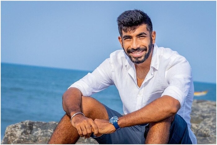 काही दिवसांपूर्वी जसप्रीतनेही बीच वरचा एक फोटो शेयर केला होता त्यांनी संजना प्रमाणेच थ्रो बॅक कॅप्शन लिहिले