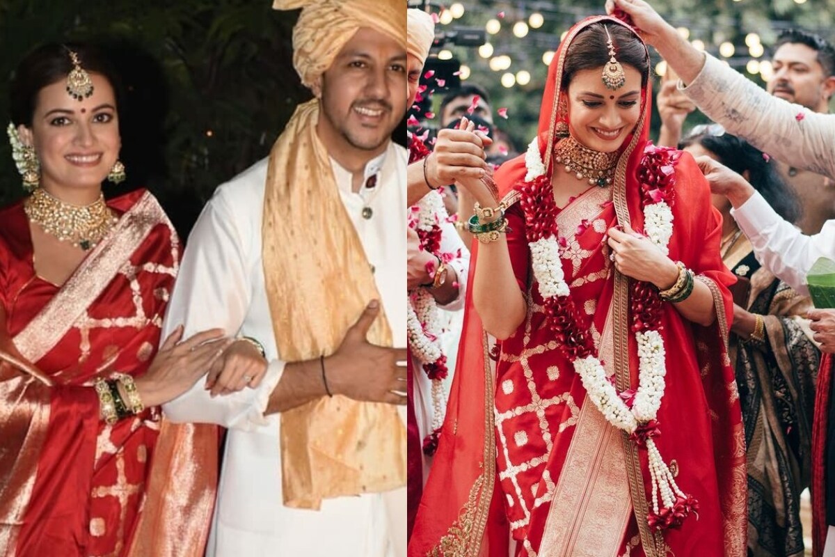 अभिनेत्री दिया मिर्झाने फेब्रुवारी महिण्यात वैभव रेखीसोबत विवाह केला. तिनेही अगदी सिम्पल लुक्स मध्ये विवाह केला. दियाचं हे दुसरं लग्न आहे. अभिनेत्री दिया मिर्झाने फेब्रुवारी महिण्यात वैभव रेखीसोबत विवाह केला. तिनेही अगदी सिम्पल लुक्स मध्ये विवाह केला. दियाचं हे दुसरं लग्न आहे.