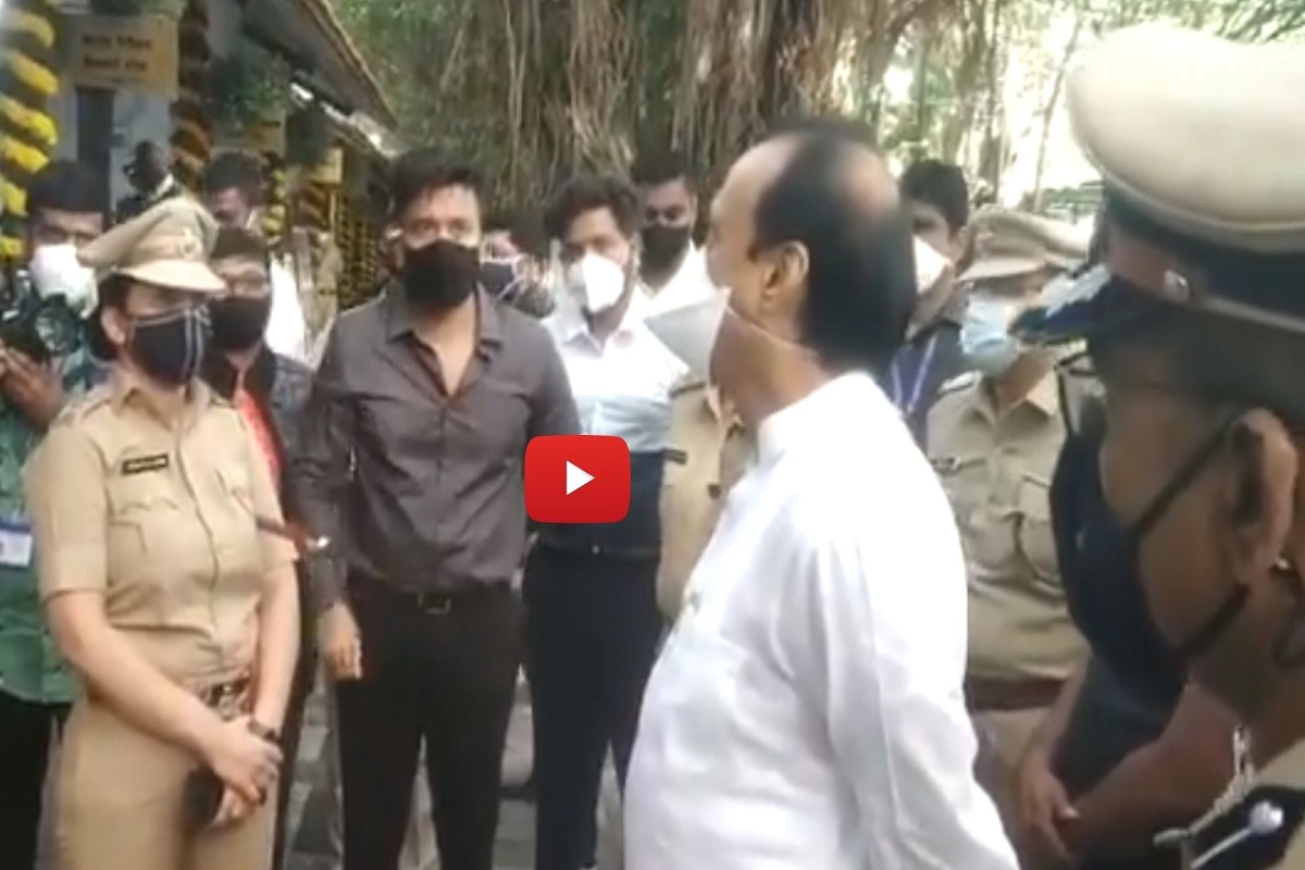 ''हे 'छा-छू' काम आहे'', मुख्यालयातील बांधकामावर अजित पवारांकडून ठेकेदाराची कानउघडणी