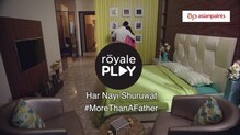 पहिल्यांदाच पिता बनलेल्या रोहित रेड्डी यांच्यावर चित्रित Asian Paints RoyalePlay