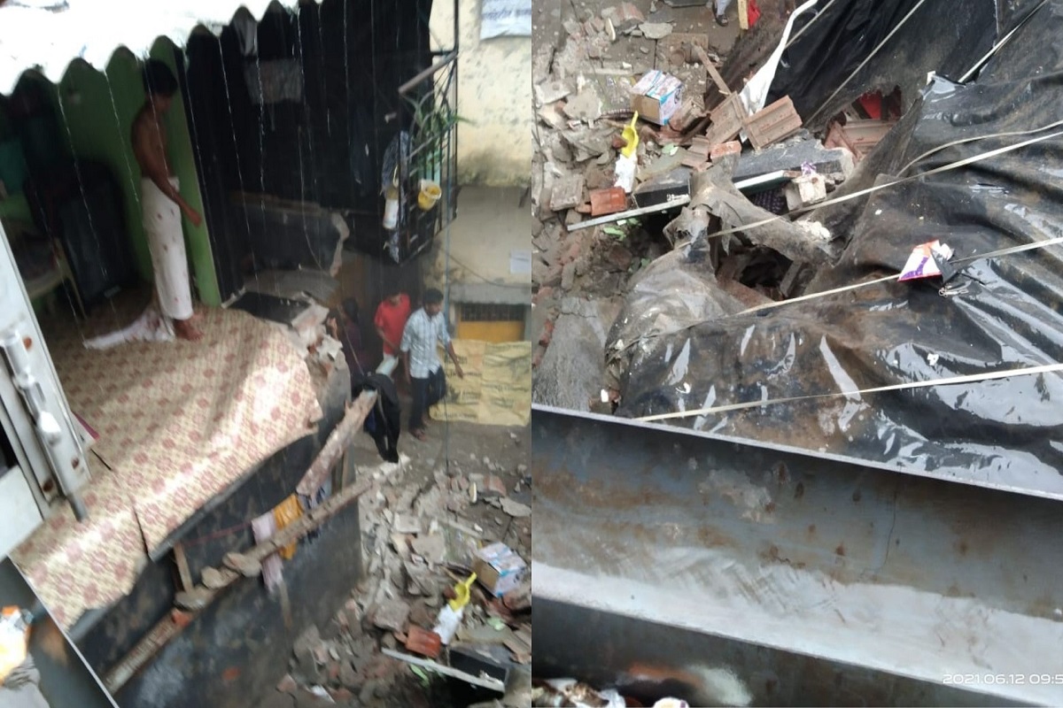 मोठी बातमी: मुसळधार पावसामुळे चेंबूरमध्ये घरे कोसळली