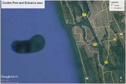 Google Maps captura una isla frente a la costa de Kerala;  ¿Pero no es una isla?  Descubra lo que es Gaudbengal