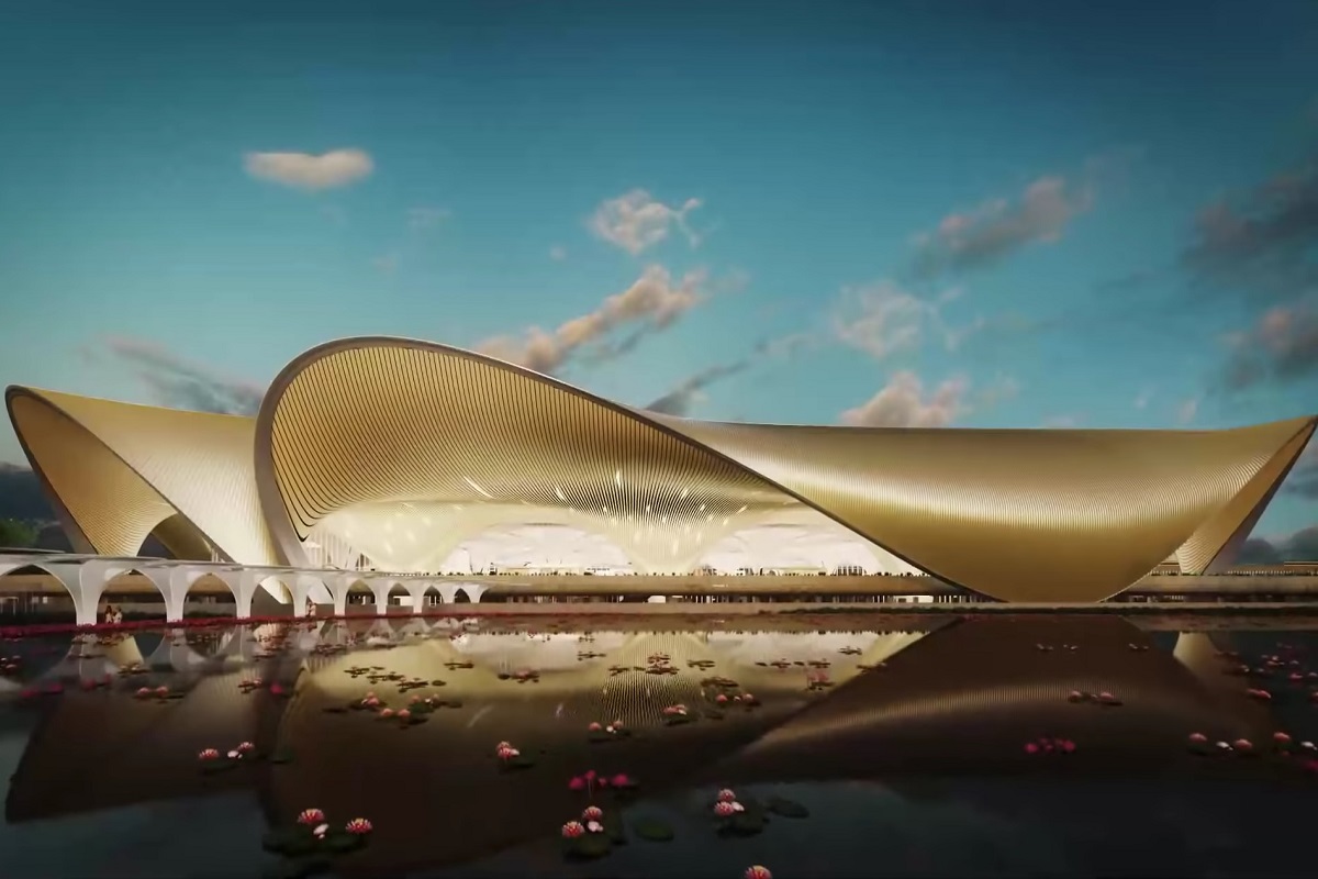 VIDEO: नवी मुंबई आंतरराष्ट्रीय विमानतळाची रचना कमळाप्रमाणे; पाहा कसं असेल हे Airport