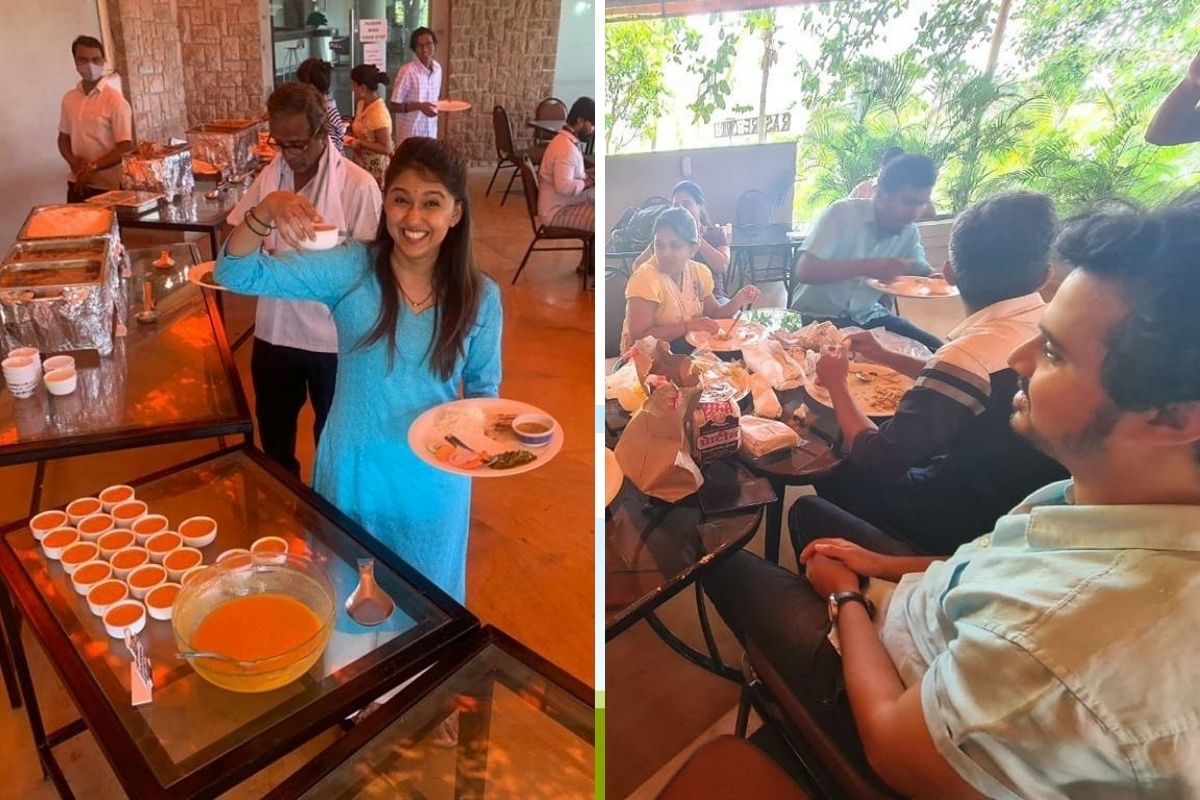 झी मराठीवरील मालिका 'माझा होशील ना' च्या सेटवर कलाकारांनी आमरस आणि मिसळची जंगी पार्टी केली आहे. 