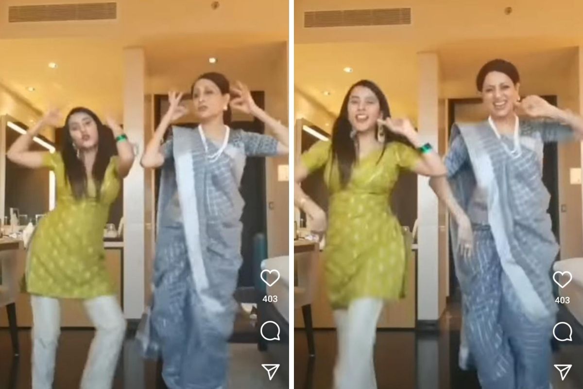 VIDEO:'बडी मुश्कील बाबा बडी मुश्कील', चक्क नऊवारी साडीत किशोरी शहाणेंचा धम्माल डान्स