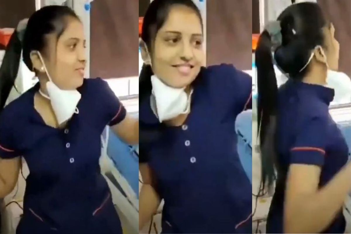 रुग्णालयातच गाण्यावर थिरकू लागल्या नर्स, रुग्णानं दिलेल्या रिअॅक्शनचा VIDEO VIRAL