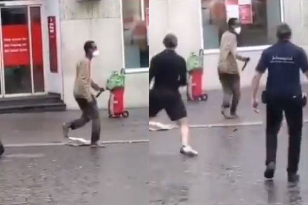 युवकानं भररस्त्यात नागरिकांवर केला चाकू हल्ला; घटनेत तिघांचा मृत्यू, पाहा घटनेचा थरारक VIDEO