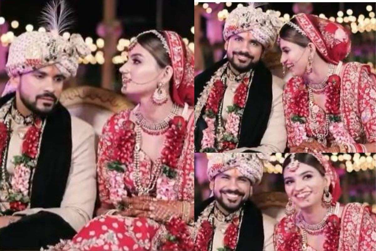VIDEO: अचानक नवरी-नवरेदवाला आठवला कपड्यांना लावलेला माईक अन्..; पुढे जे घडलं ते पाहून आवरणार नाही हसू