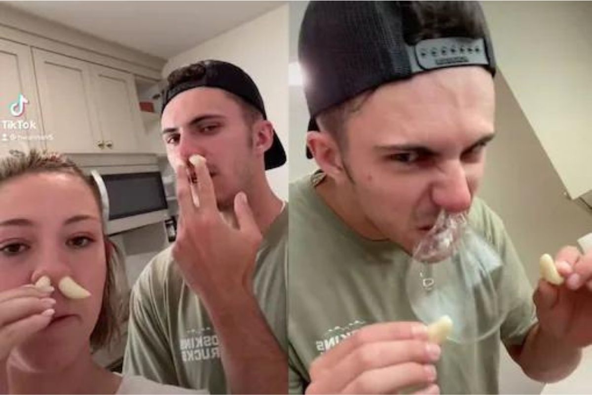 बापरे! नाक साफ करण्यासाठी कपलनं नाकात घातला लसूण; 20 मिनिटांनी जे घडलं ते किळसवाणं