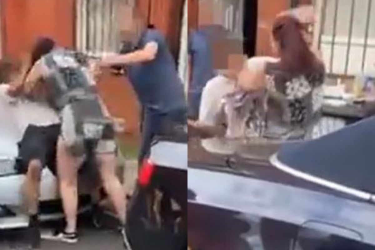 भररस्त्यात दोघींचा तुफान राडा, महिलेच्या डोक्यात फोडली काचेची बाटली अन्...