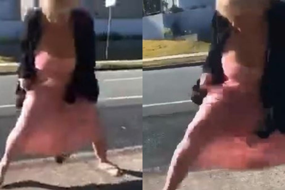 VIDEO: महिलेच्या ड्रेसमध्ये शिरला जंगली उंदीर, अन्..; पाहा भररस्त्यात घडलेली ही भयंकर घटना