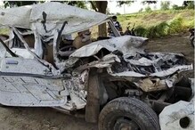 पुण्याच्या दिशेने येणाऱ्या कारचा भीषण अपघात; चार जणांचा जागीच मृत्यू पुण्याच्या दिशेने येणाऱ्या कारचा भीषण अपघात; चार जणांचा जागीच मृत्यू