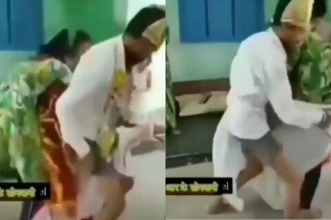 हा व्हिडीओ पाहून बिच्चारा नवरदेव, असंच म्हणावं लागेल...