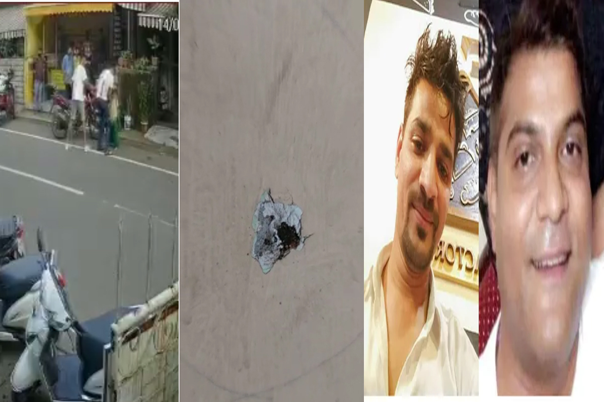 जन्मदात्या बापाने दोन्ही मुलांवर केला गोळीबार, एकाचा मृत्यू, नवी मुंबईतील घटनेचा LIVE VIDEO