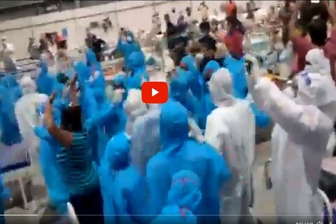 Watch Video: एक गोरेगाव येथे नेस्को (Nesco COVID-19 centre) मध्ये कोविड केंद्र उभारण्यात आलं. या केंद्राला आता एक वर्ष पूर्ण झालं.