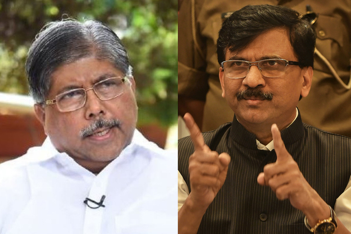 संजय राऊत बोलत असताना यावेळी कार्यकर्त्यांनी चंद्रकांत पाटील यांच्याविरोधात चंपा चंपा म्हणून एकच घोषणाबाजी केली