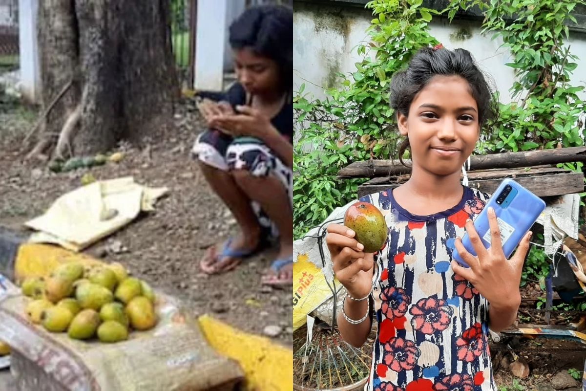 Online अभ्यासासाठी आंबे विकणाऱ्या चिमुरडीच्या हातात अखेर पडला मोबाइल, News18 लोकमत डिजिटलच्या बातमीचा सुखद इम्पॅक्ट