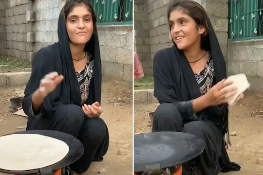 पोळ्या करणारी गावातील तरुणी ठरली सोशल मीडिया Sensation; 24 लाखांहून अधिक वेळा पाहिला गेला VIDEO