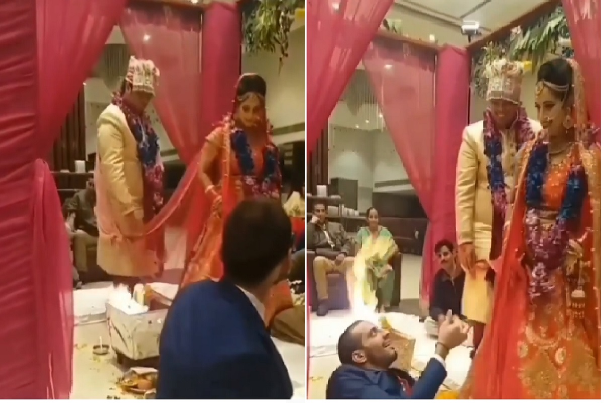 भरमंडपात दीराने नवरीसमोर केलं असं काही, थांबवावी लागली सप्तपदी; नेमकं काय घडलं पाहा VIDEO