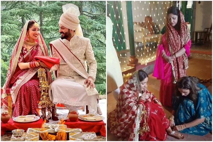 बॉलिवूड अभिनेत्री यामी गौतमने (Yami Gautam) 4 जूनला अचानक सगळ्यांनाच सुखद धक्का देत दिग्दर्शक आदित्य धार (Aditya Dhar) सोबत विवाह केला. यामीने अगदी वैयक्तिकरित्या हो सोहळा पार पाडला होता. पाहा यामीच्या लग्नाचे काही अनसीन फोटो.