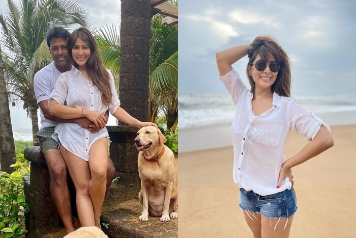 बॉलिवूड अभिनेत्री किम शर्माने (Kim Sharma) लिएंडर पेससोबत गोव्यामध्ये आहे, त्यामुळे हे दोघं एकमेकांना डेट करत आहेत का, अशा चर्चा दोघांच्या चाहत्यांमध्ये सुरू झाल्या आहेत. 