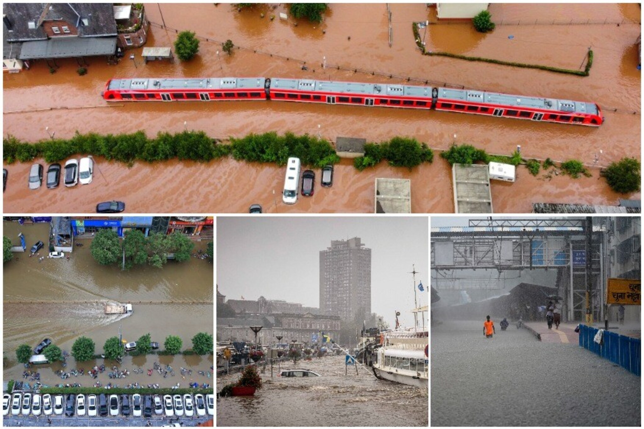 फक्त आपल्याकडेच नाही जगभरात यंदा पावसाचा हाहाकार!पाहा PHOTO