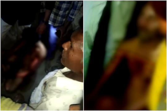 प्रेमविवाह केल्याचा राग; तरुणाला विवस्त्र करून जमावाची मारहाण, VIDEO VIRAL