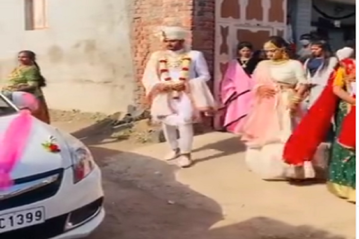 अरे हे काय सुरू आहे कुणी सांगेल? Wedding video पाहून नेटिझन्सना पडला प्रश्न