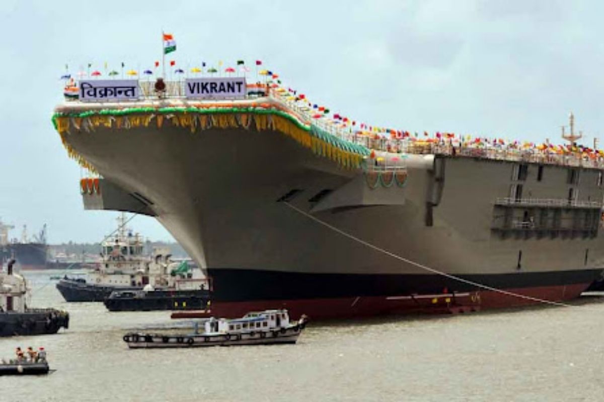 चीनला भरणार धडकी, भारतीय नौदलात लवकरच INS Vikrant होणार सामील, बेसिन चाचणी पूर्ण