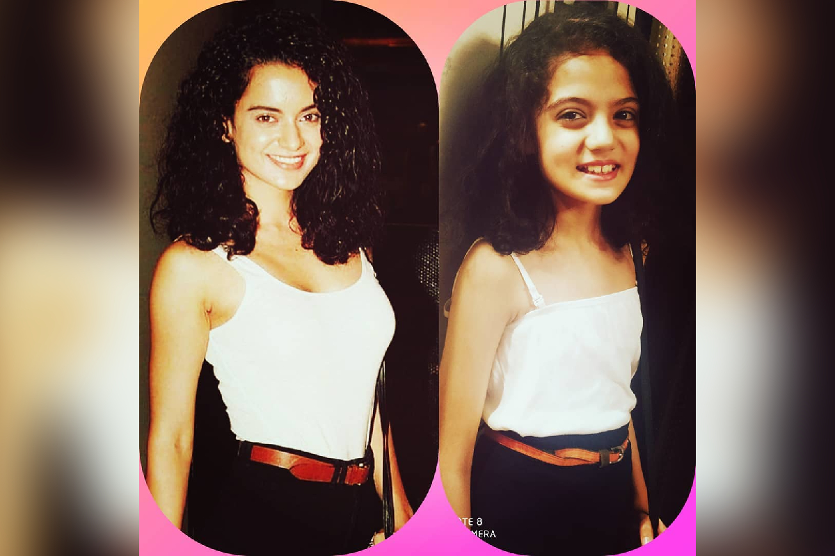 ही ‘Choti Kangana’ आहे तरी कोण? Photo पाहून बॉलिवूडची क्वीनही चक्रावली