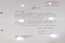 इंदिरा गांधींनी JRD Tata यांना लिहिलेलं पत्र होतंय व्हायरल