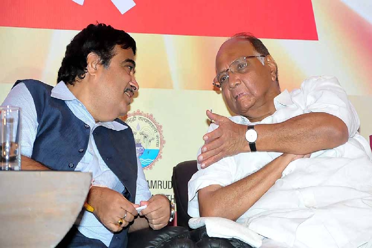 शरद पवार- नितीन गडकरींची दिल्लीत खलबतं, पंतप्रधान नरेंद्र मोदींच्या सूचनेनुसार बैठक