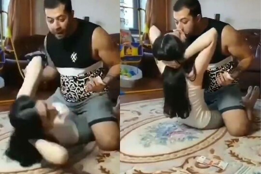 व्यायामाची अशी पद्धत तुम्ही कधीच पाहिली नसेल; कपलचा हा VIDEO पाहून व्हाल थक्क