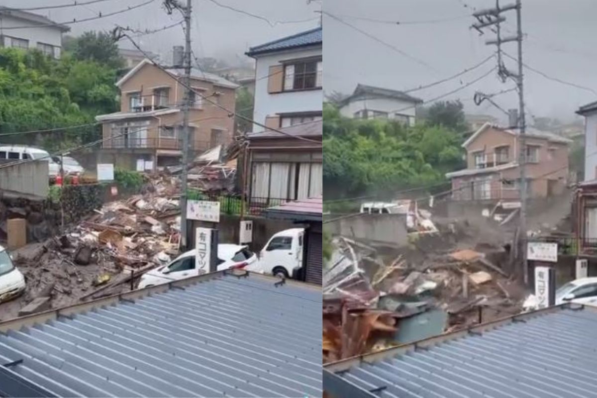 अतिवृष्टीचा कहर! भूस्खलनामुळे घरं उद्धवस्त; 19 जण बेपत्ता, काळजाचा ठोका चुकवणारा VIDEO